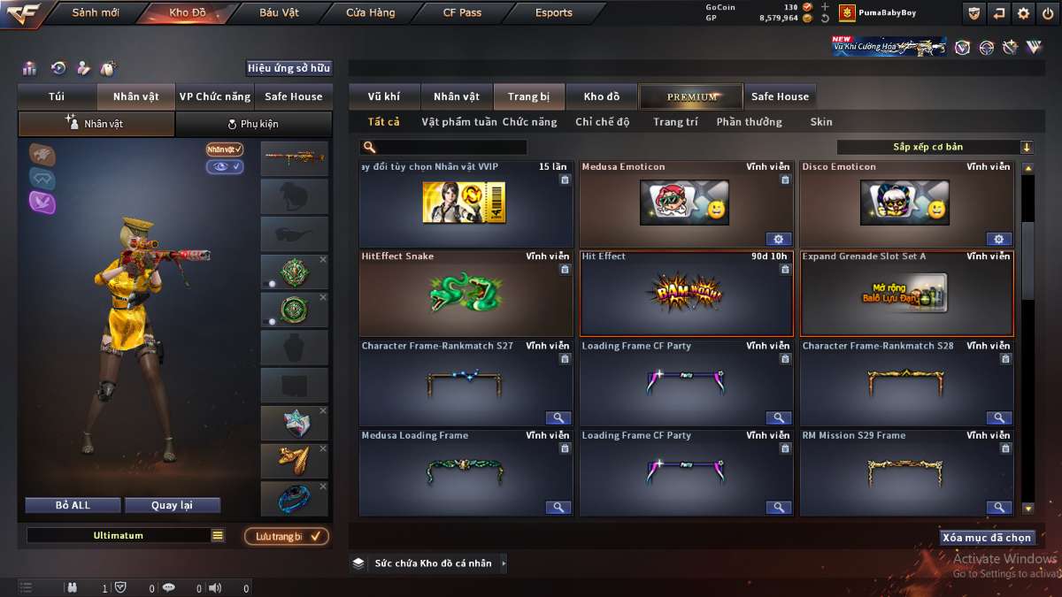 shop acc cf uy tin gia re